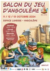 Affiche salon du jeu d'Angoulême 2024