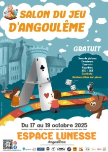 Affiche salon du jeu d'Angoulême 2025