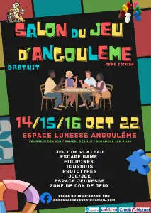 Affiche salon du jeu d'Angoulême 2022